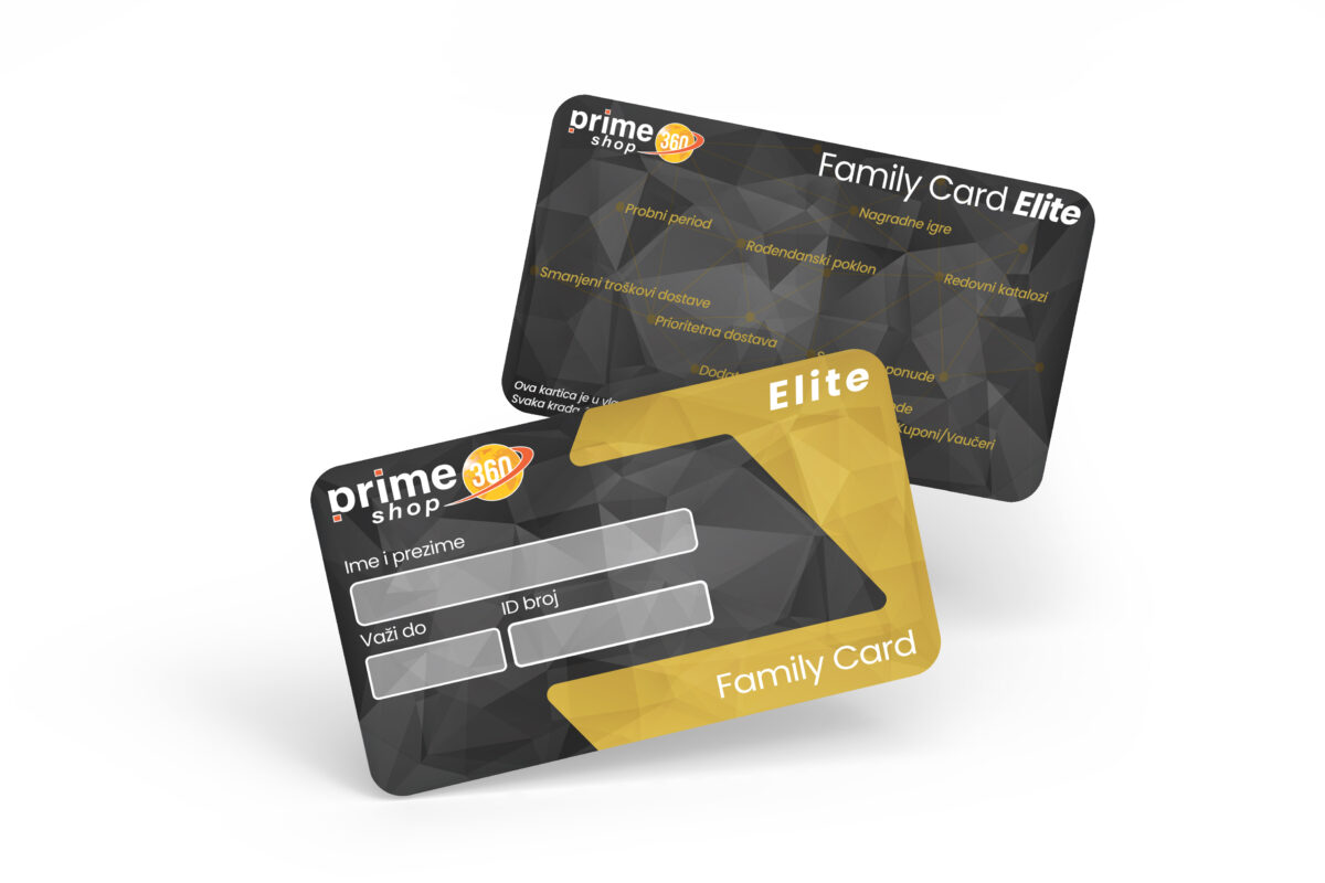Family card Mockup Family Card Elite